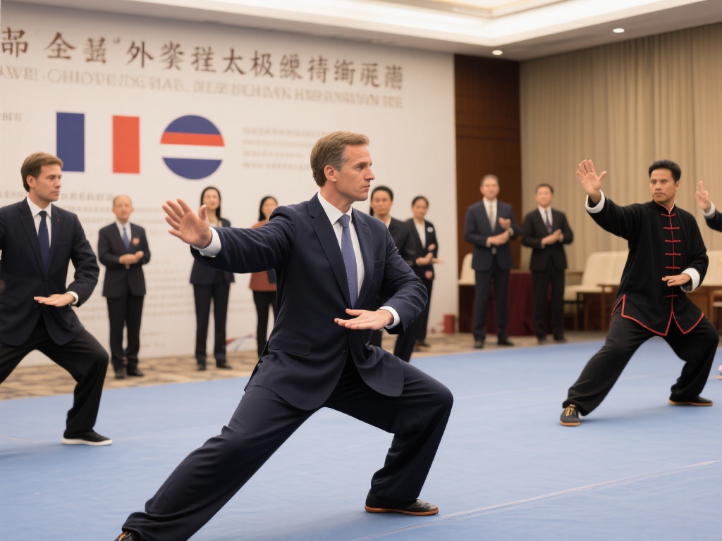 在活动现场，多位外交官分享了他们对太极拳